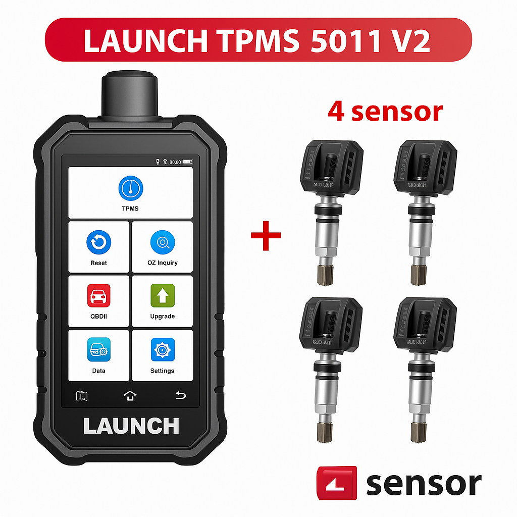 LAUNCH X431 Creader TPMS 5011 V2 - Tire Pressure Programming Sensor Scanner| Supports All 315/433MHz with 12 Services