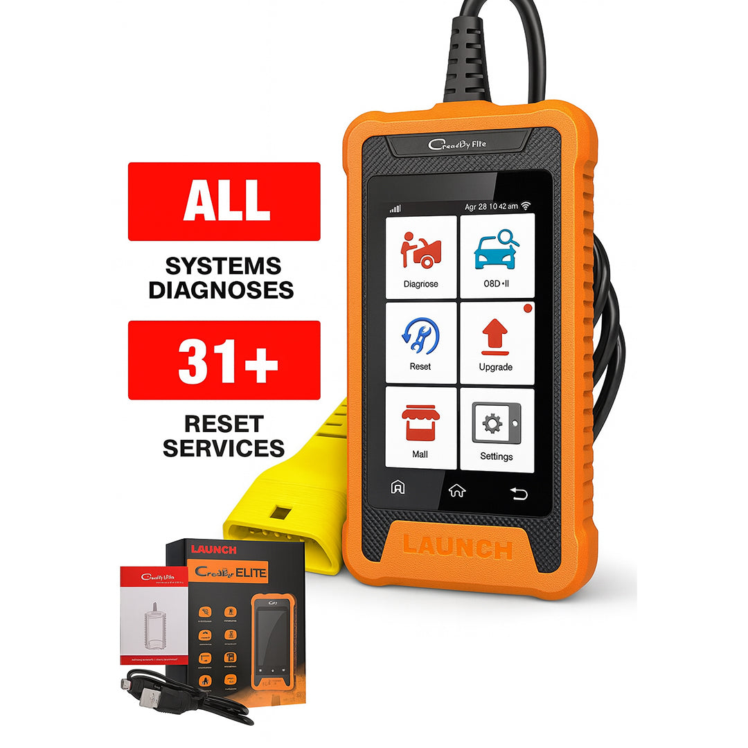 LAUNCH X431 Creader Elite - Professional Full System Diagnostic Tools - TPMS 31+ Reset Functions | Online Coding