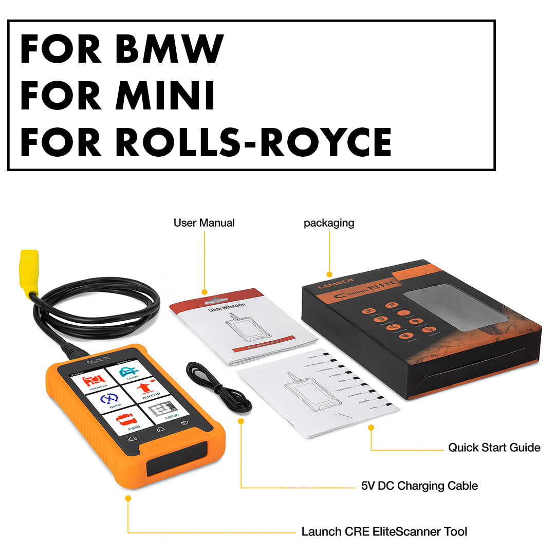 LAUNCH X431 Creader Elite - Professional Full System Diagnostic Tools - TPMS 31+ Reset Functions | Online Coding