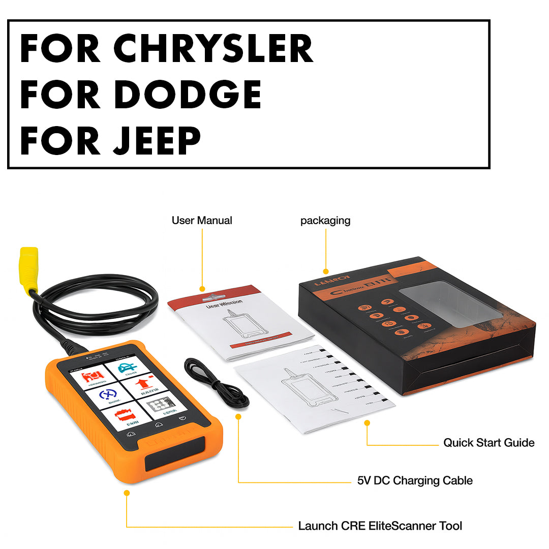 LAUNCH X431 Creader Elite - Professional Full System Diagnostic Tools - TPMS 31+ Reset Functions | Online Coding