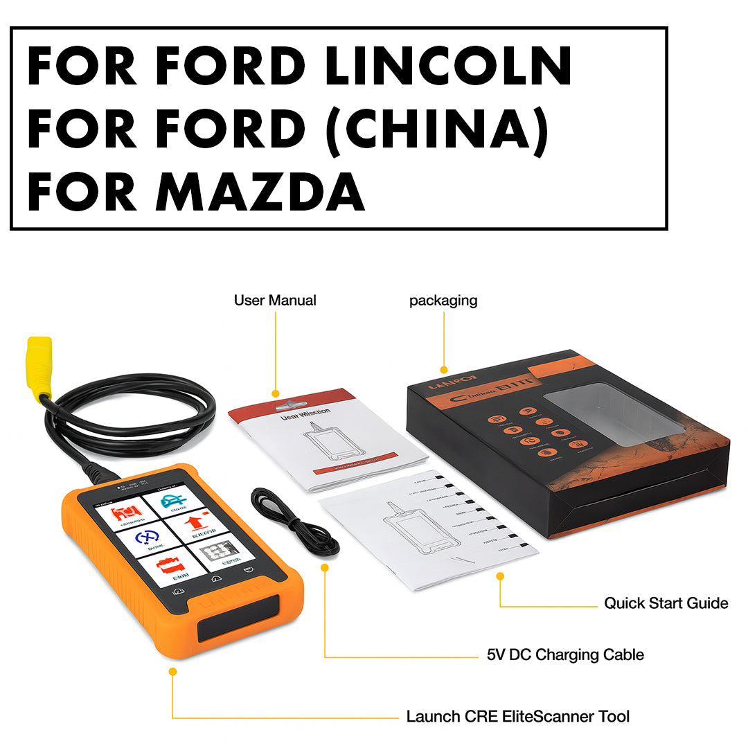 LAUNCH X431 Creader Elite - Professional Full System Diagnostic Tools - TPMS 31+ Reset Functions | Online Coding