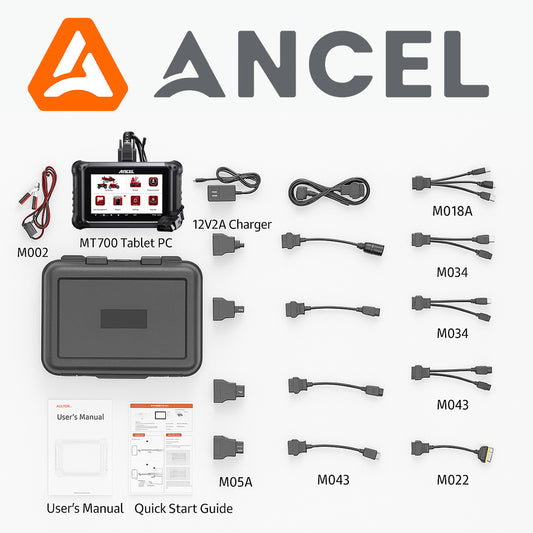 ANCEL MT700 - Motorcycle Scanner - Full System Diagnosis