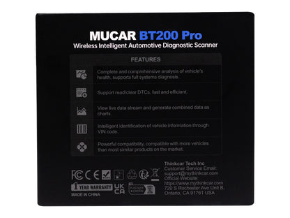 MUCAR BT200 PRO - US Version