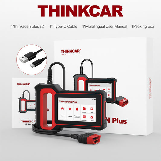 THINKCAR Thinkscan Plus S7 - OBD2 Scanner, Car Diagnostic Tool, Automotivo Scanner - 28 Reset Functions