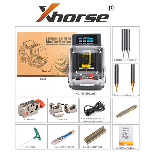 Xhorse Condor XC-Mini Plus II | 2nd Generation Key Cutting Machine